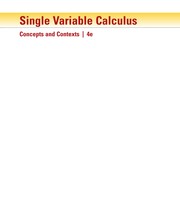 Single variable calculus concepts and contexts