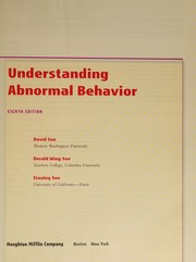 Understanding abnormal behavior