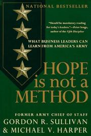 Hope is not a method what business leaders can learn from America's army