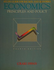 Study guide for Baumol and Blinder's Economics principles and policy