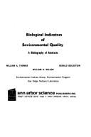 Biological indicators of environmental quality a bibliography of abstracts