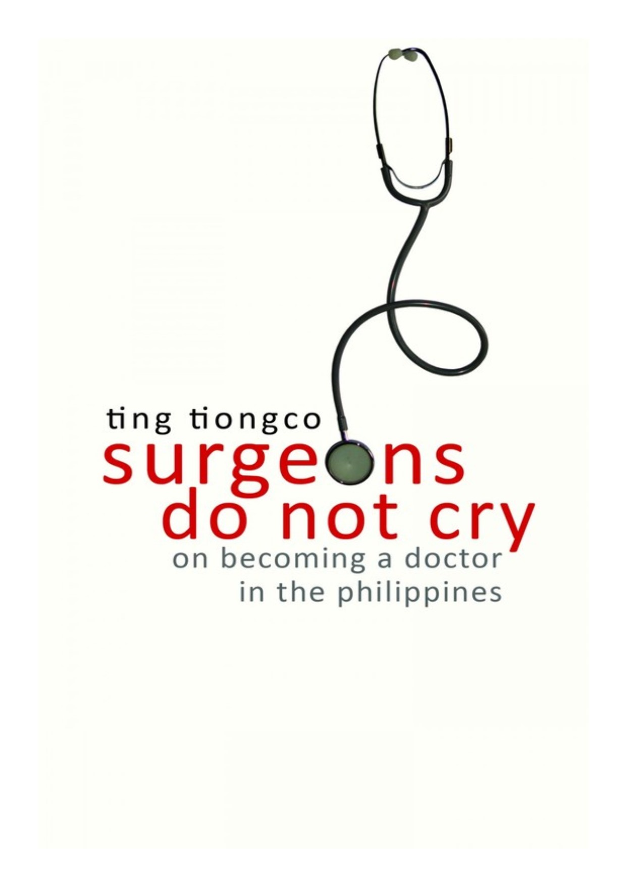 Surgeons do not cry on becoming a doctor in the Philippines