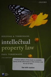 Holyoak and Torremans intellectual property law
