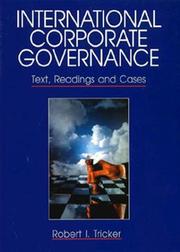 International corporate governance text, readings, and cases