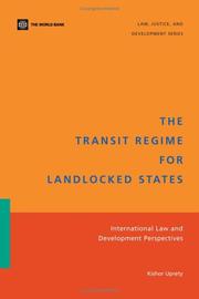 The transit regime for landlocked states international law and development perspectives