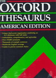 The Oxford thesaurus