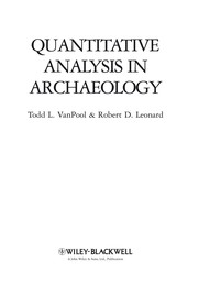 Quantitative analysis in archaeology