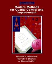 Modern methods for quality control and improvement