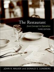 The restaurant from concept to operation