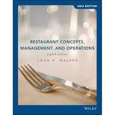 Restaurant concepts, management and operations