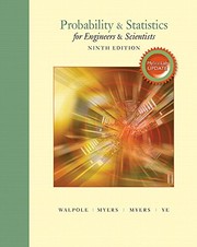 Probability & statistics for engineers & scientists
