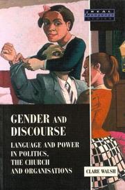 Gender and discourse language and power in politics, the church and organisations