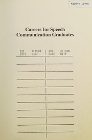 Careers for speech communication graduates