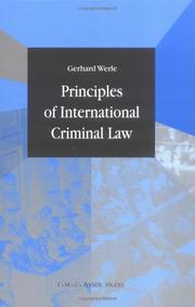 Principles of international criminal law