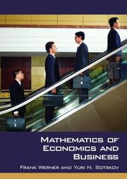 Mathematics of economics and business