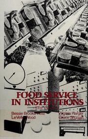 Food service in institutions