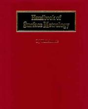 Handbook of surface metrology