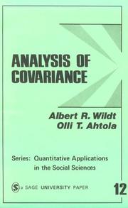 Analysis of covariance