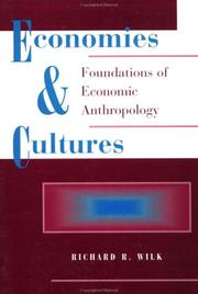 Economies and cultures foundations of economic anthropology