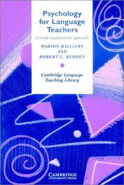 Psychology for language teachers a social constructivist approach