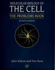 Molecular biology of the cell the problems book