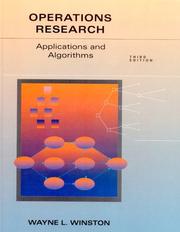 Operations research applications and algorithms
