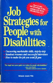 Job strategies for people with disabilities enable yourself for today's job market
