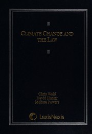 Climate change and the law