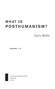 What is posthumanism?
