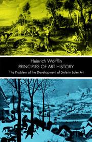 Principles of art history the problem of the development of style in later art