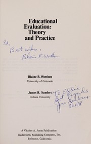 Educational evaluation theory and practice