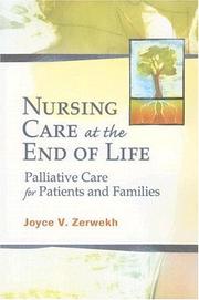 Nursing care at the end of life palliative care for patients and families